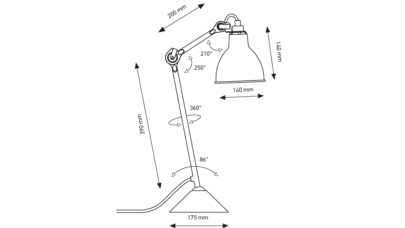 LAMPE GRAS N°205