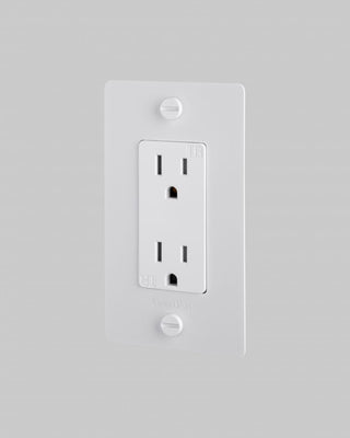 US 1G DUPLEX OUTLET WHITE