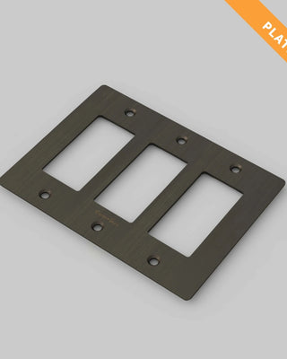 3G PLATE SMOKED BRONZE