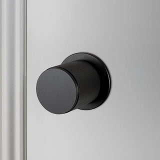 DOOR KNOB CONVENTIONAL PASSAGE CROSS BLACK